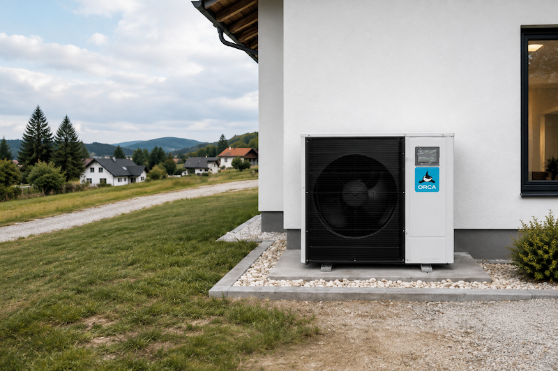 Zunanja enota toplotne črpalke Orca